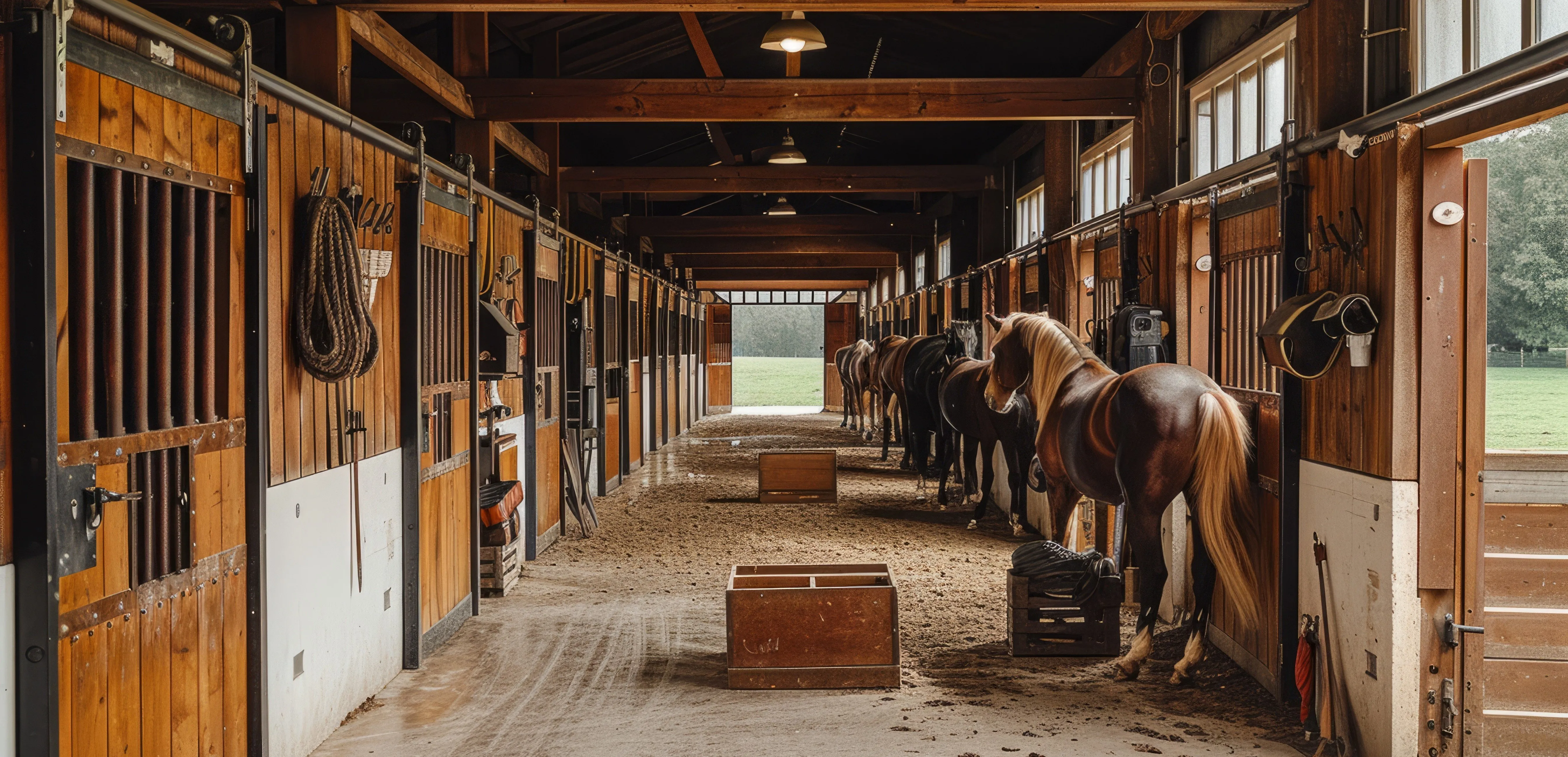 Вентиляция в конюшне: наш опыт