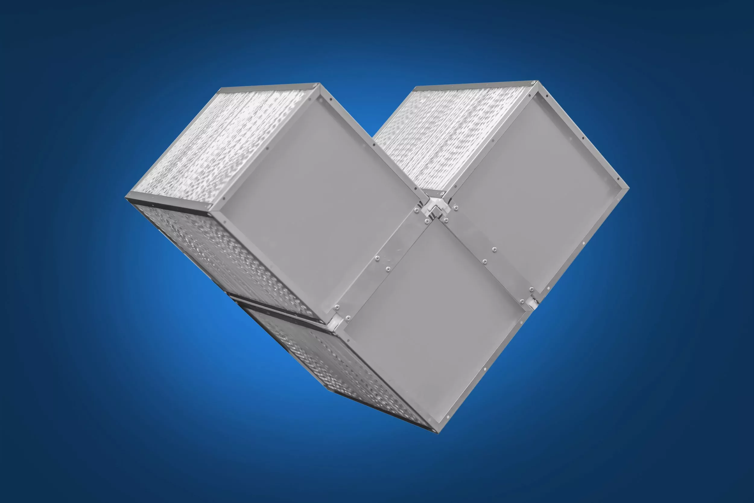 Трёхступенчатый пластинчатый энтальпийный рекуператор