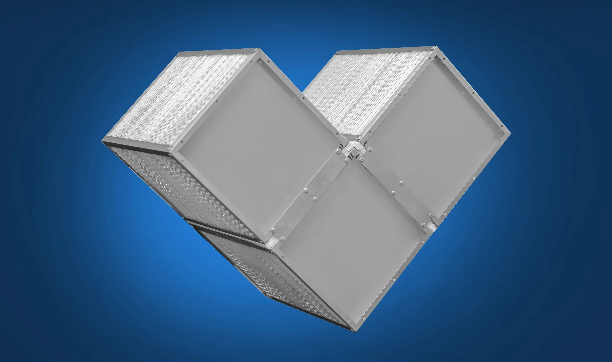 Трёхступенчатый пластинчатый рекуператор