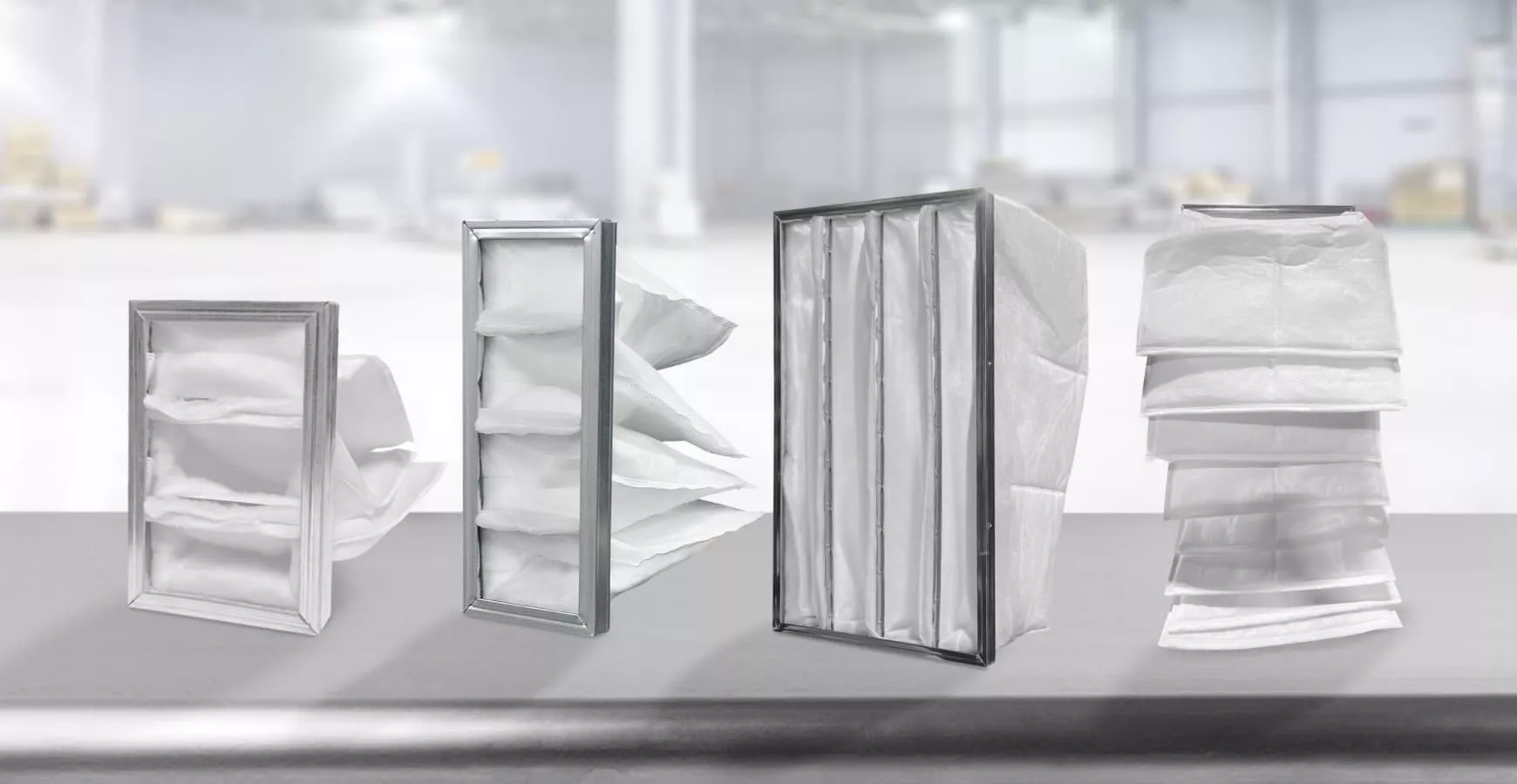 Карманные фильтры тонкой очистки класса F5 в установках: Zenit Standart X 300 E, Zenit Heco V 550 W, Capsule 20000 W, Criovent S 7000 W 