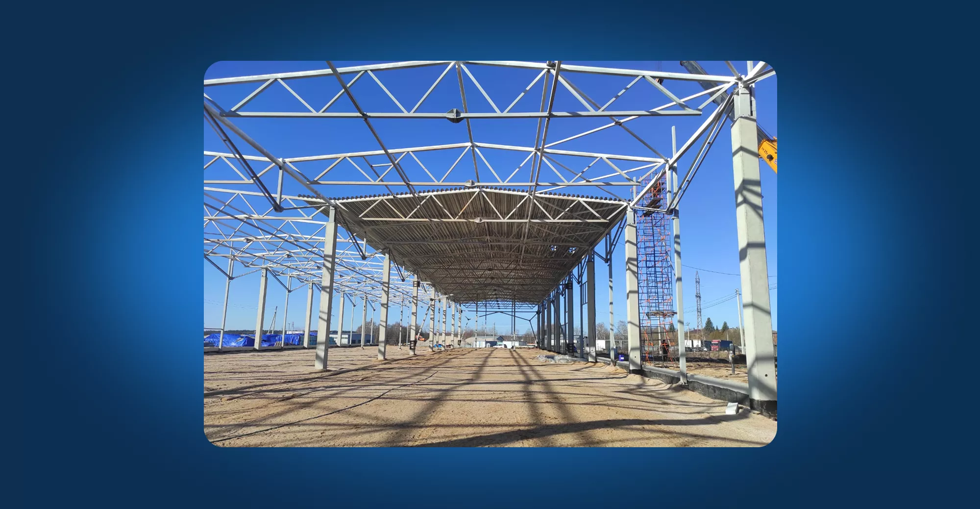 Строительство завода набирает обороты