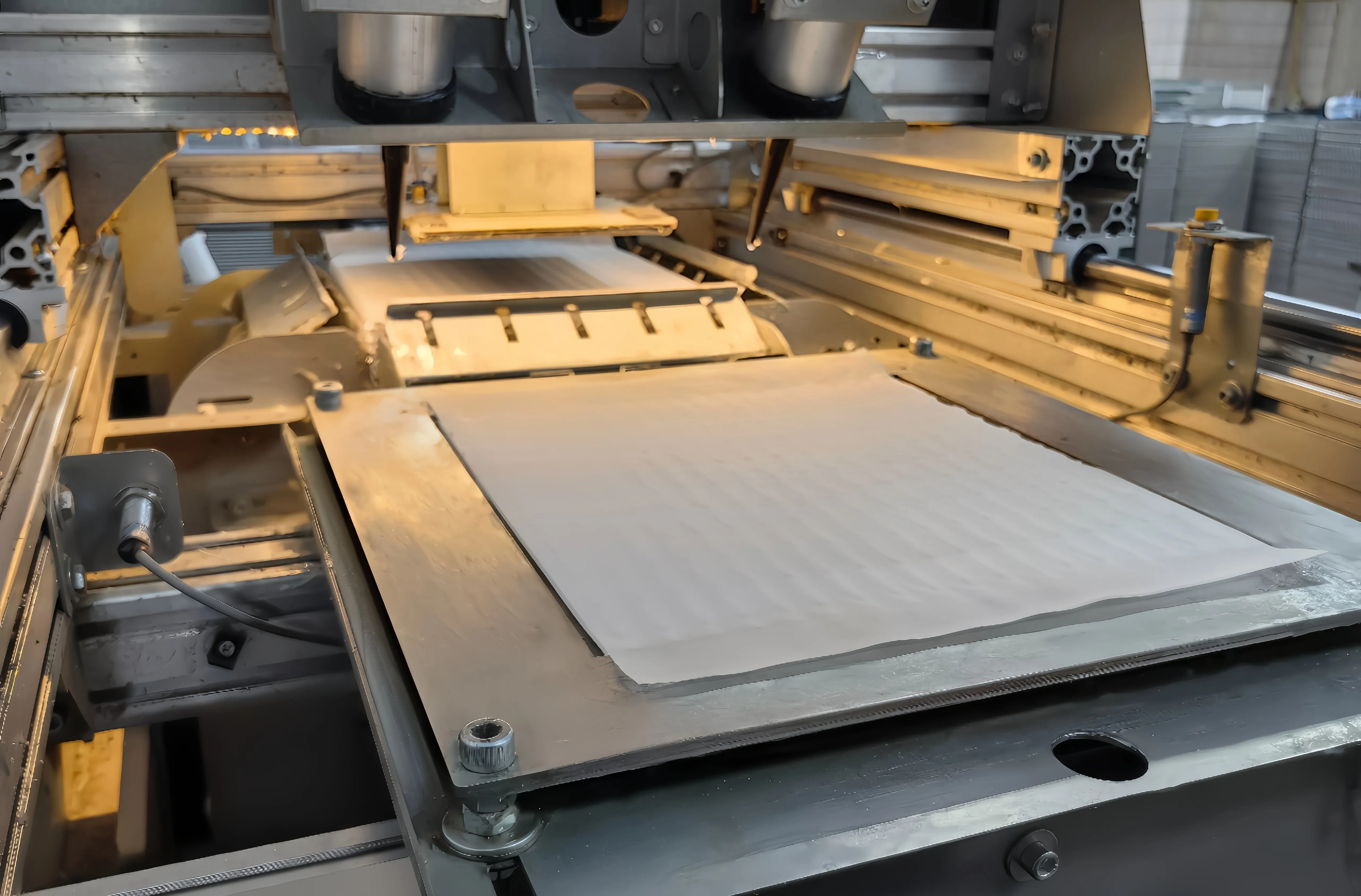 Станок по производству рекуператоров