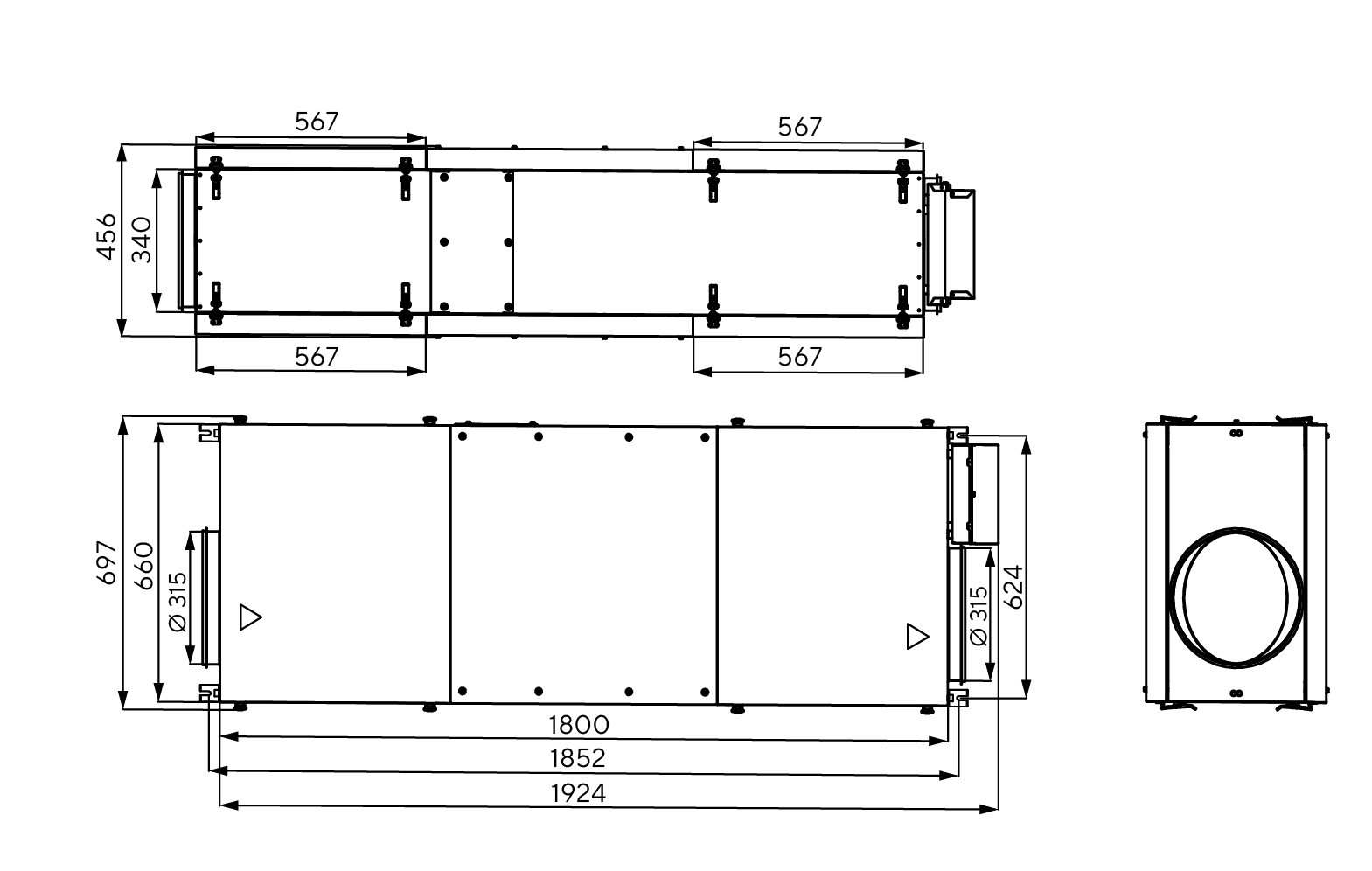 Габаритные размеры