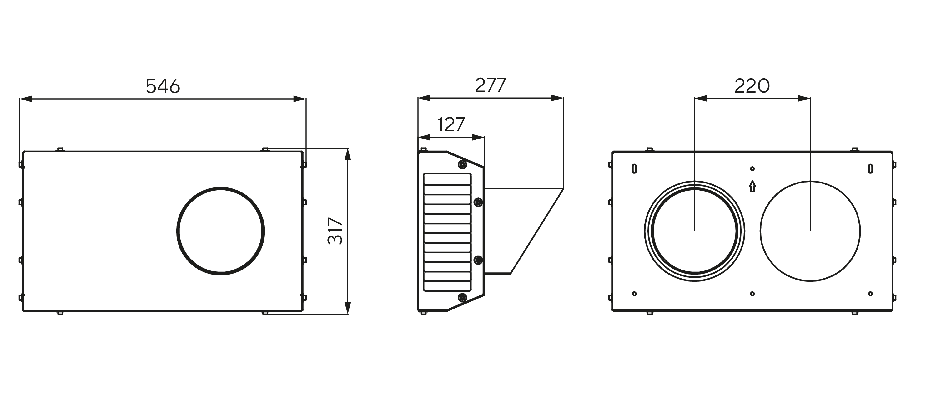Габаритные размеры