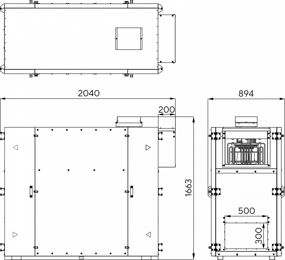 Габаритные размеры