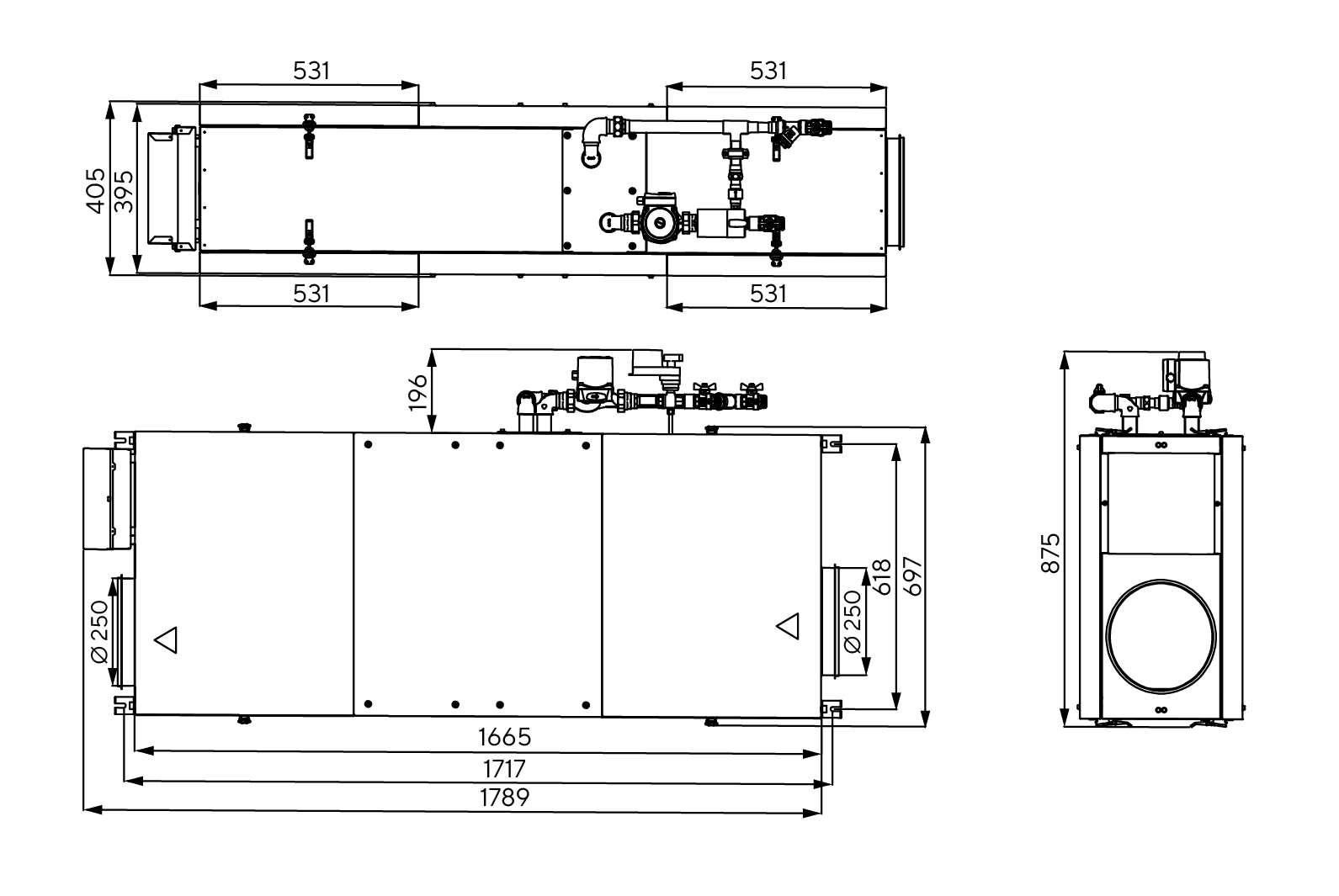 Габаритные размеры