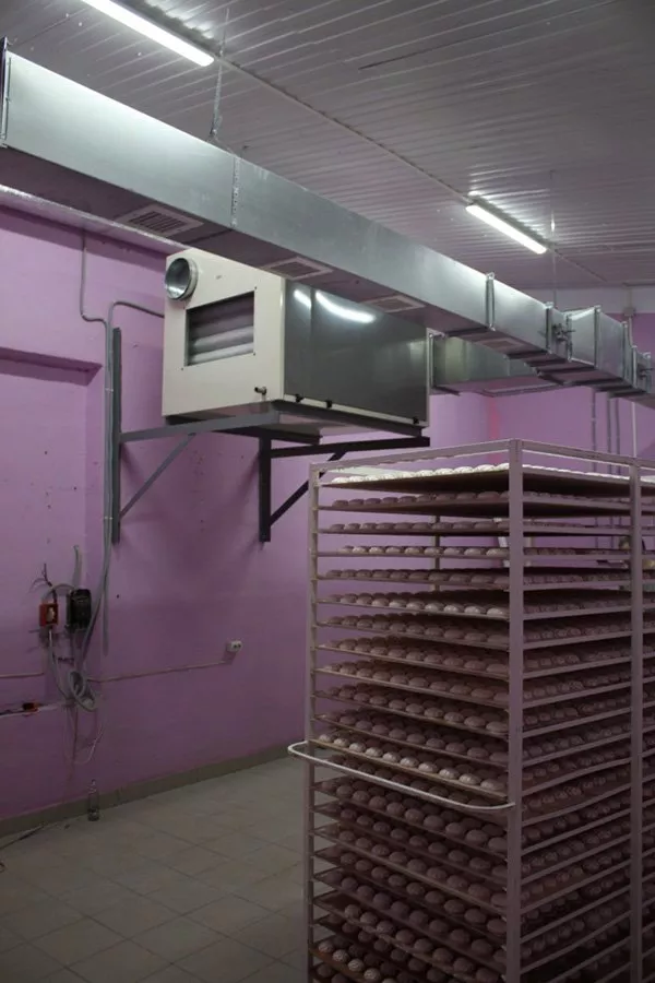 Осушитель на кондитерской фабрике