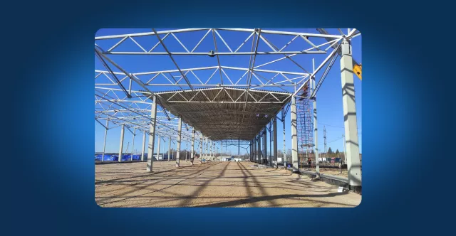 Строительство завода набирает обороты