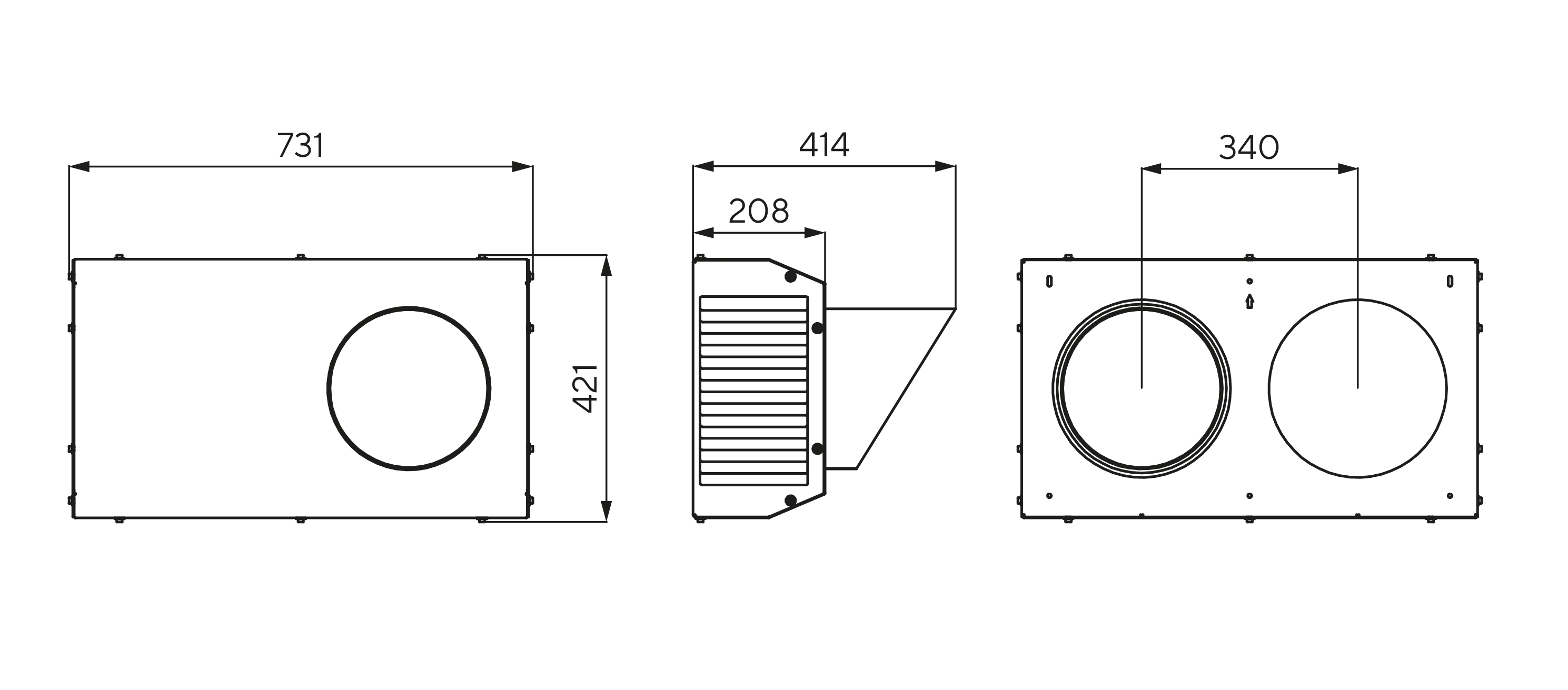 Габаритные размеры