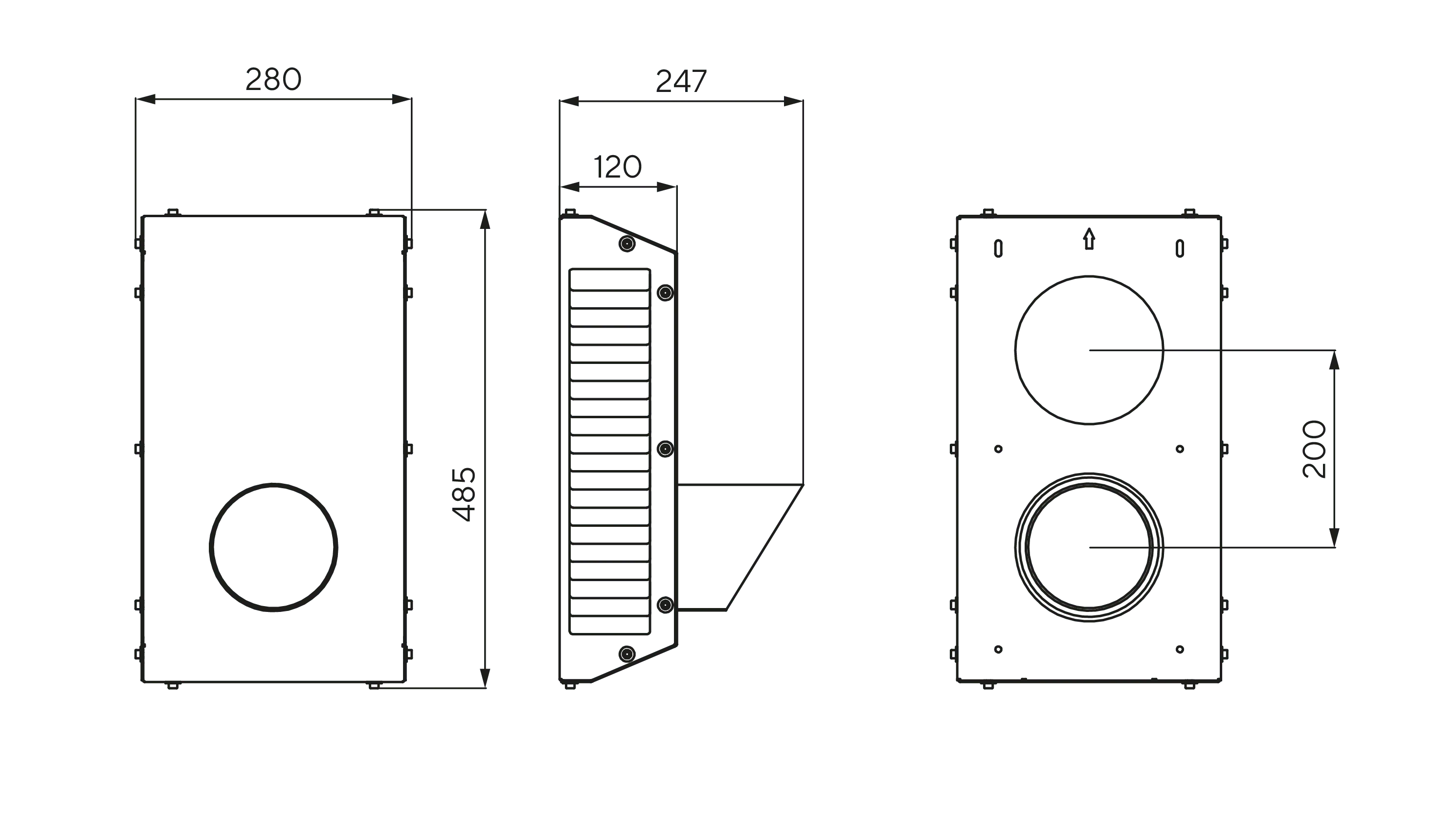 Габаритные размеры