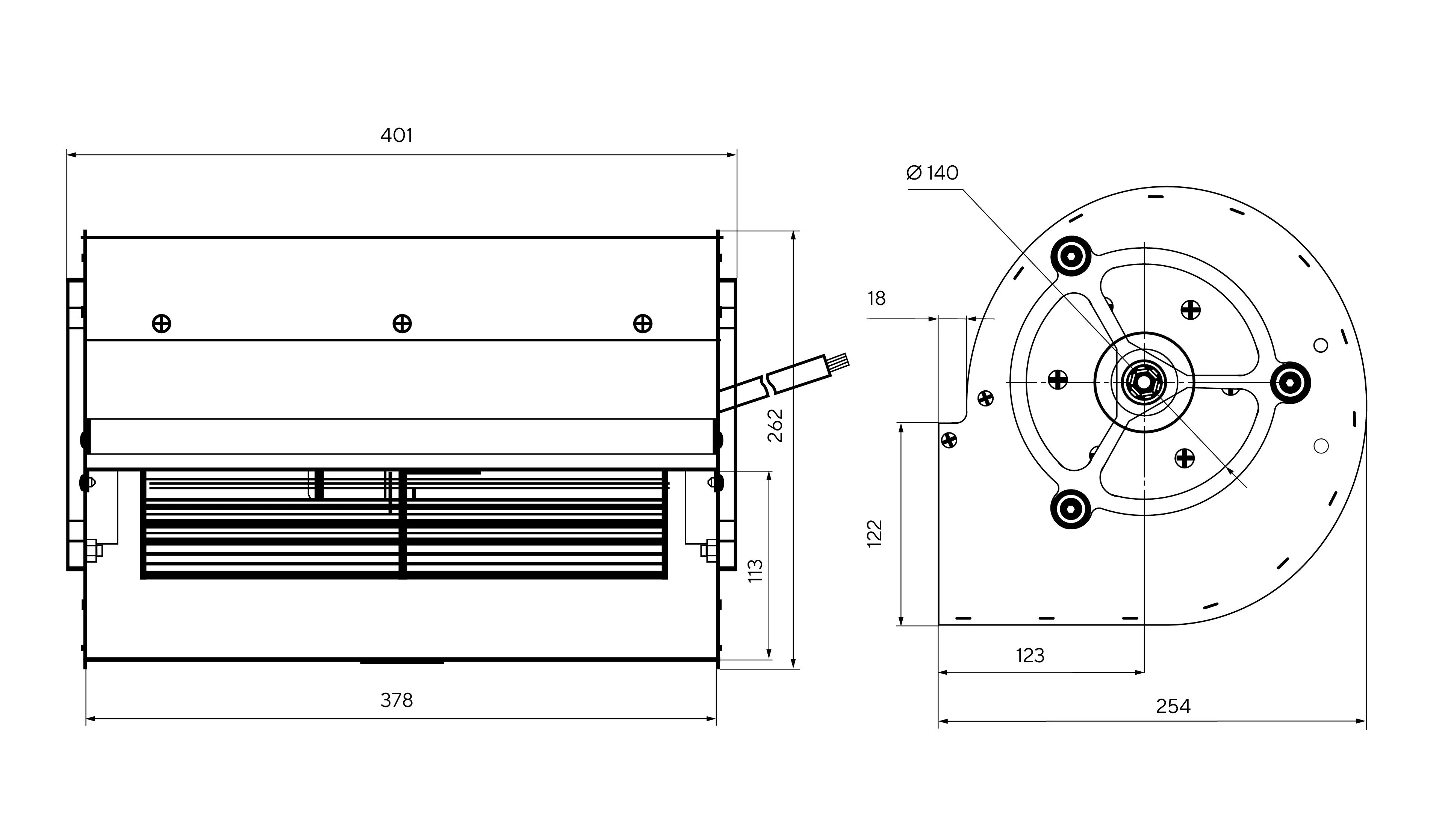 Габаритные размеры