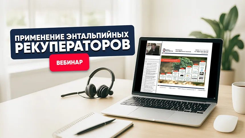 Применение энтальпийных рекуператоров