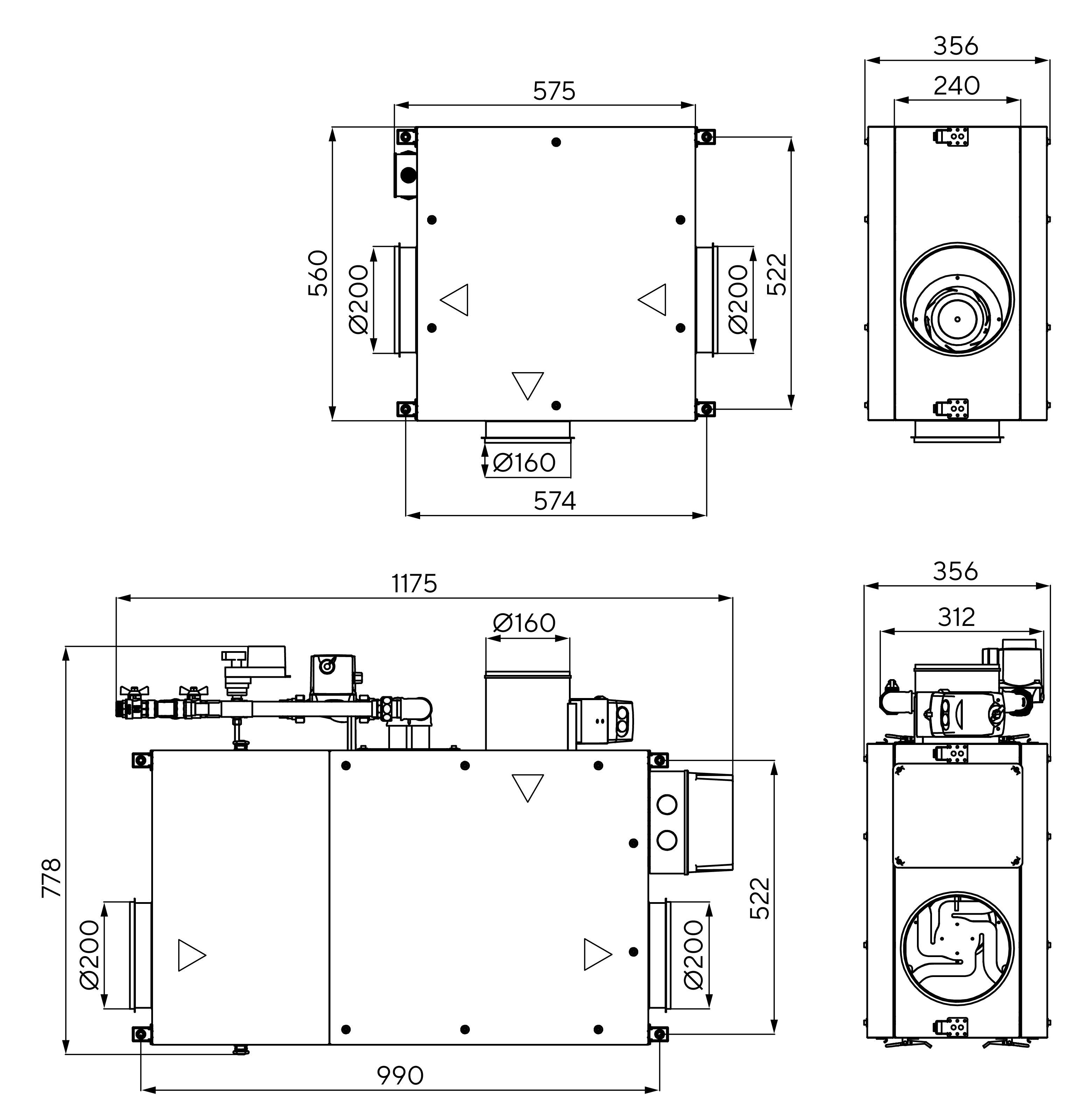 Габаритные размеры