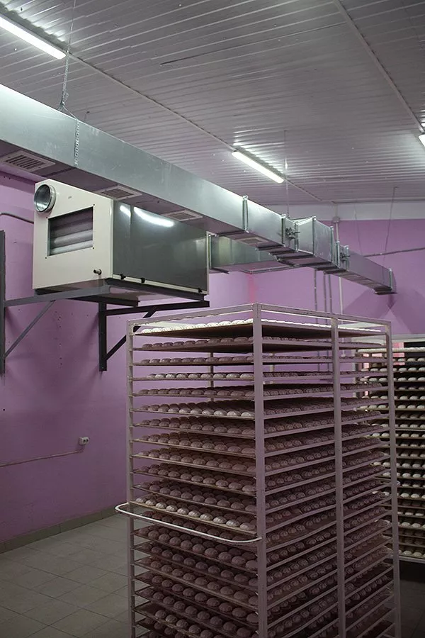 Осушитель на кондитерской фабрике