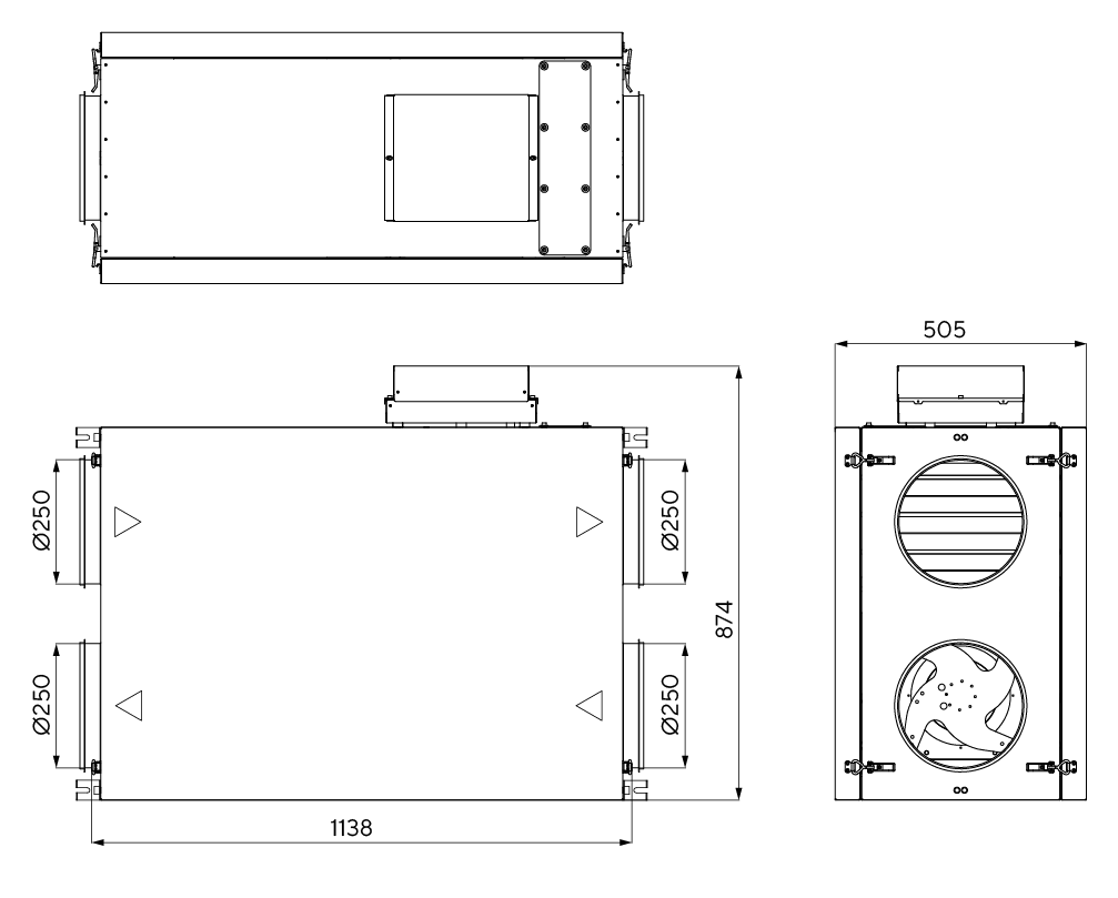 Габаритные размеры