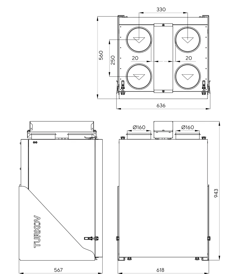 Габаритные размеры