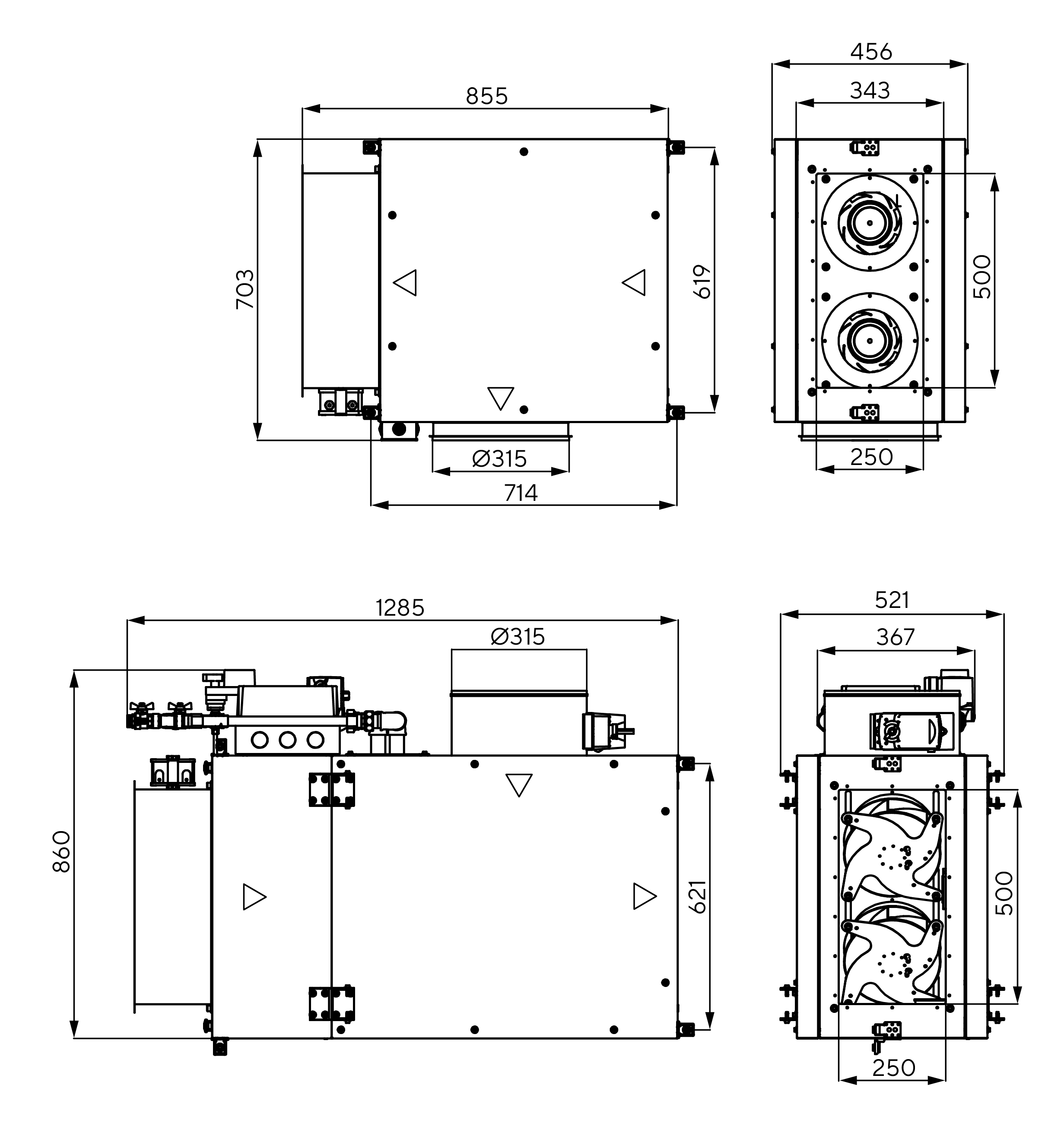 Габаритные размеры