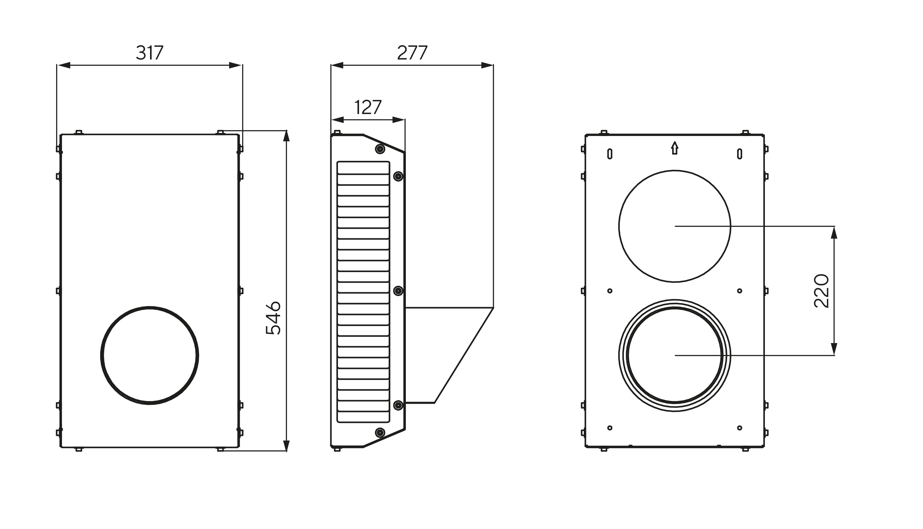 Габаритные размеры