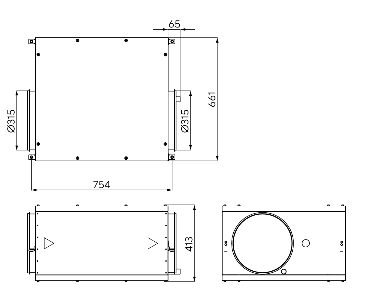 Габаритные размеры