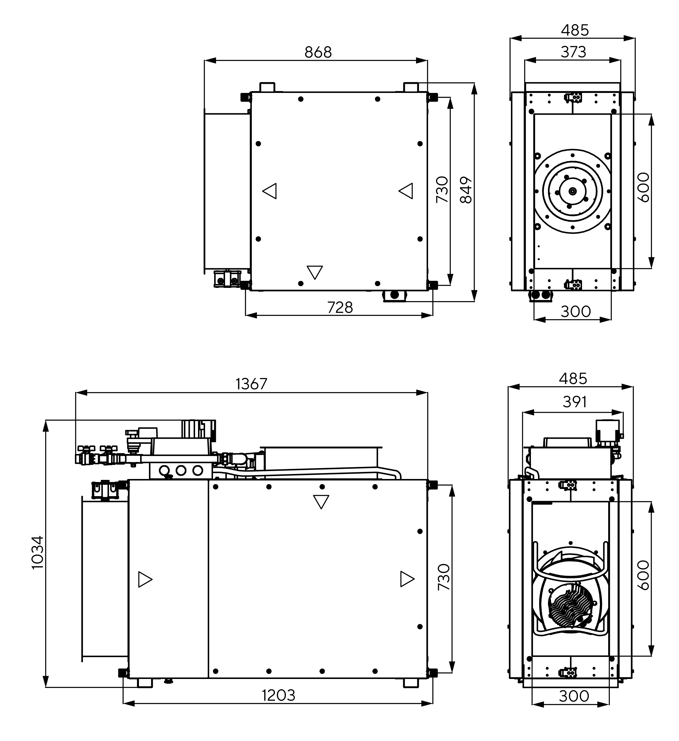 Габаритные размеры