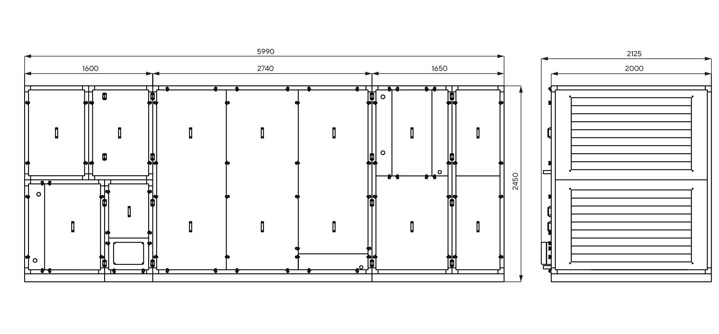 Габаритные размеры