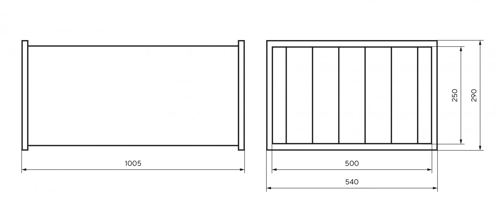Габаритные размеры