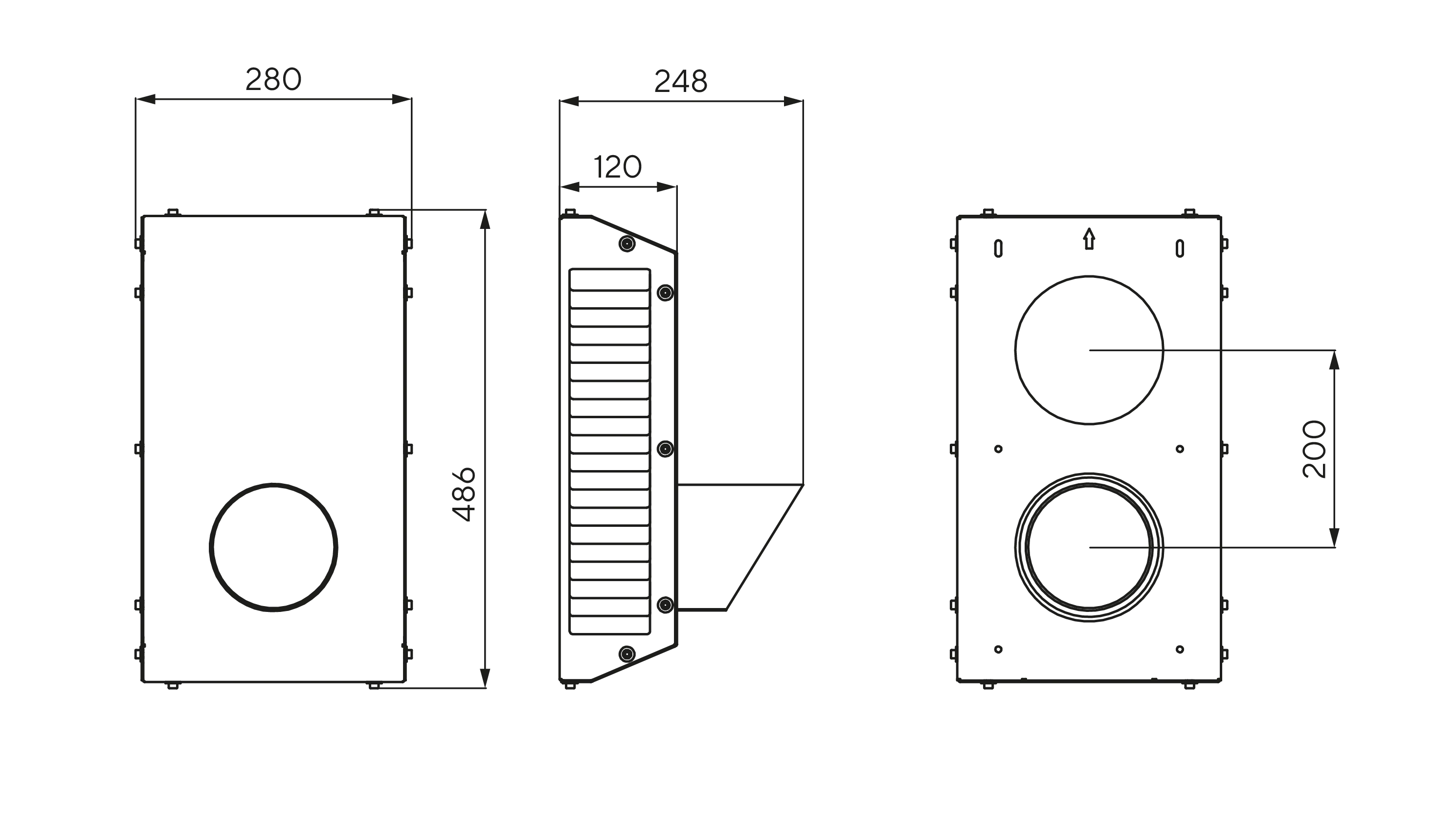 Габаритные размеры
