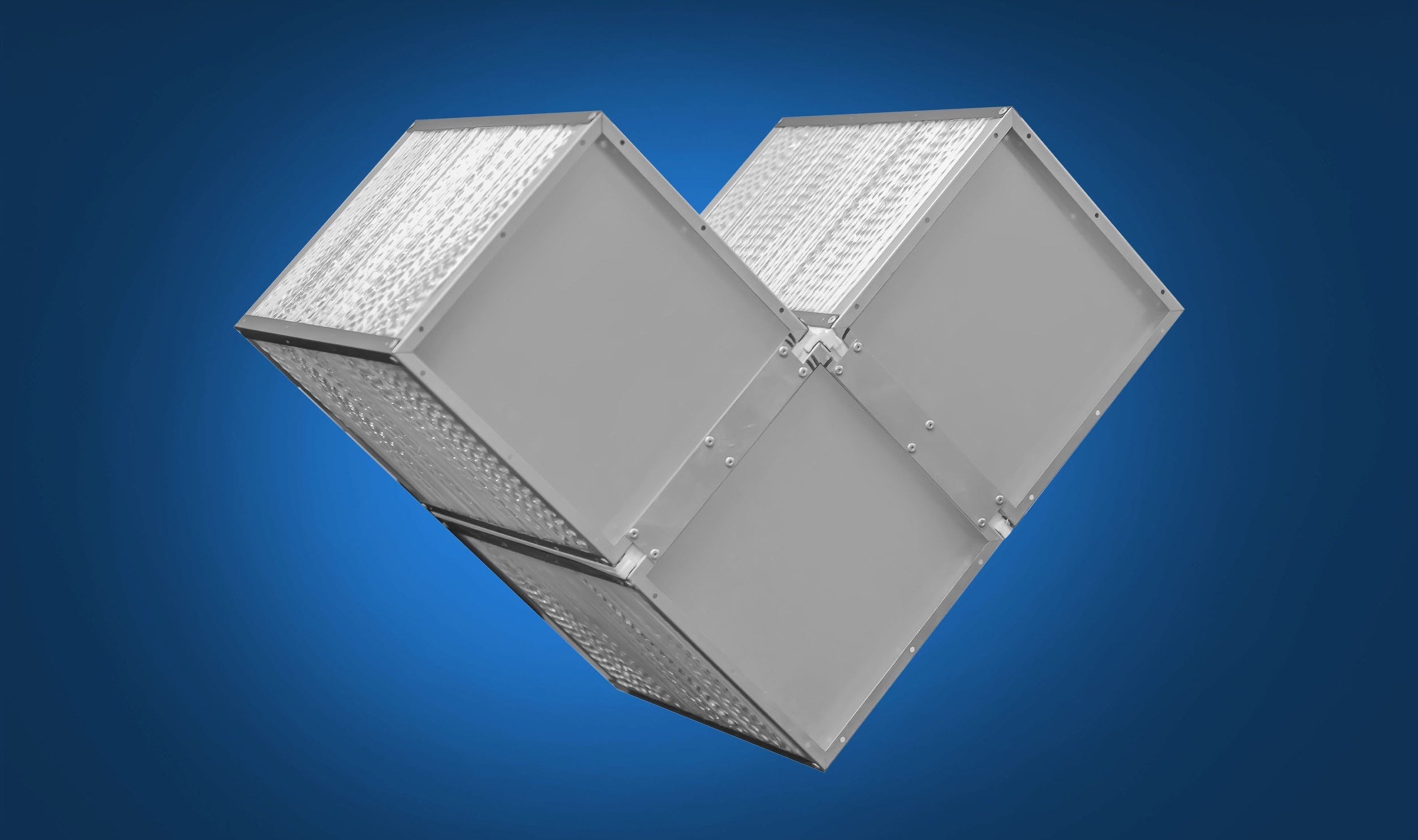 Трёхступенчатый пластинчатый рекуператор