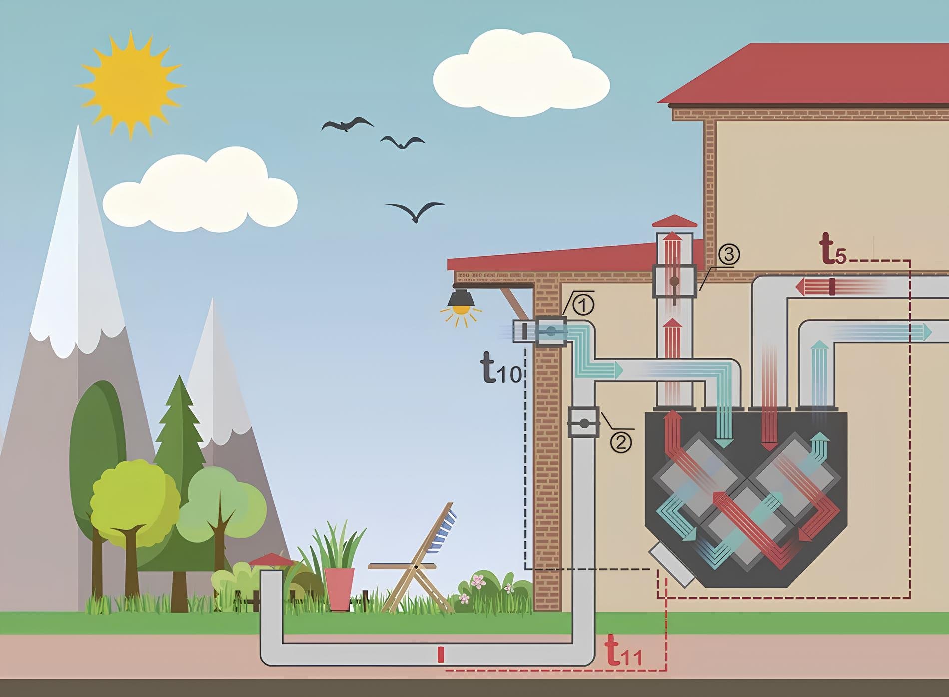 Геотермальная вентиляция