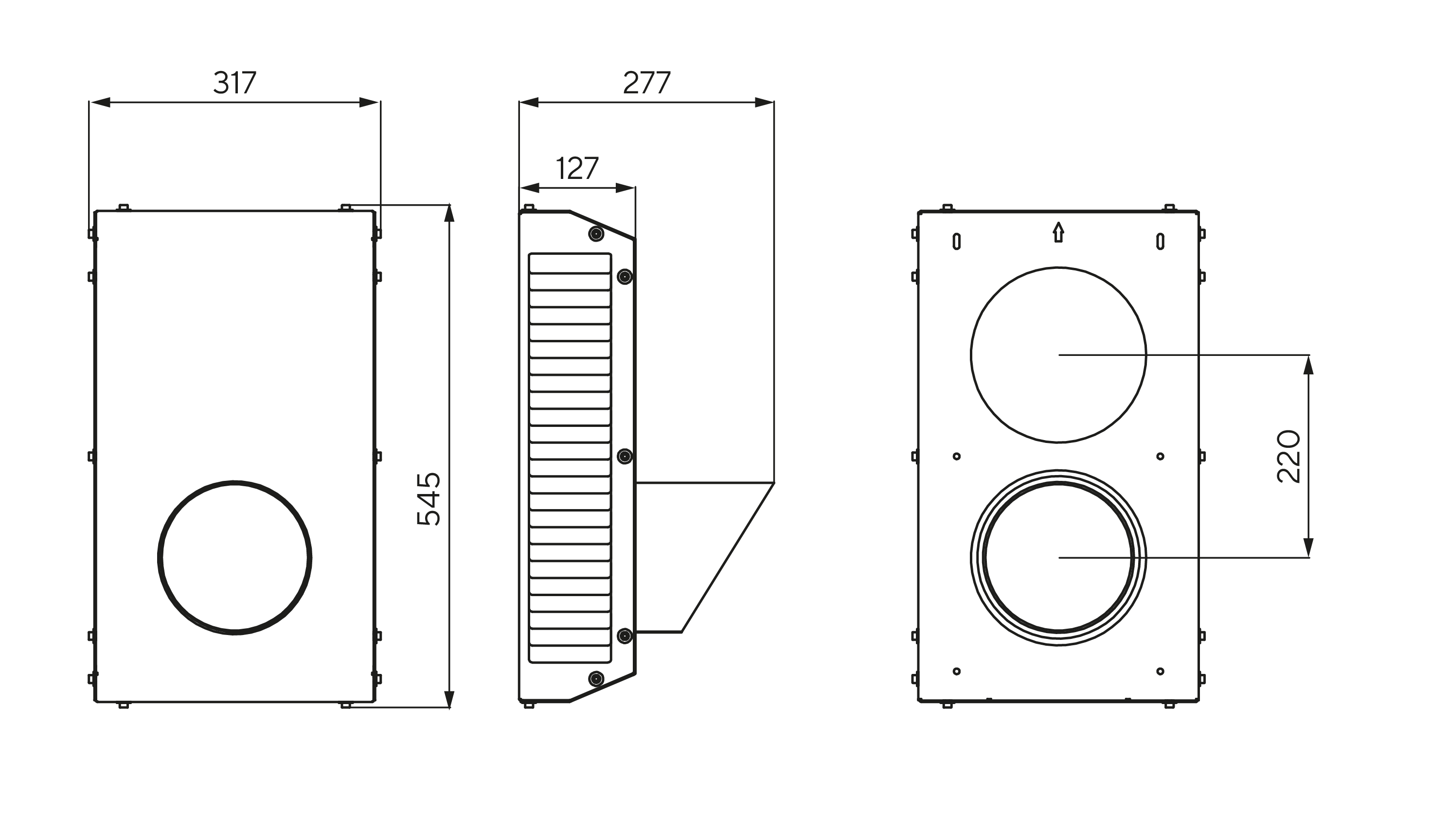 Габаритные размеры