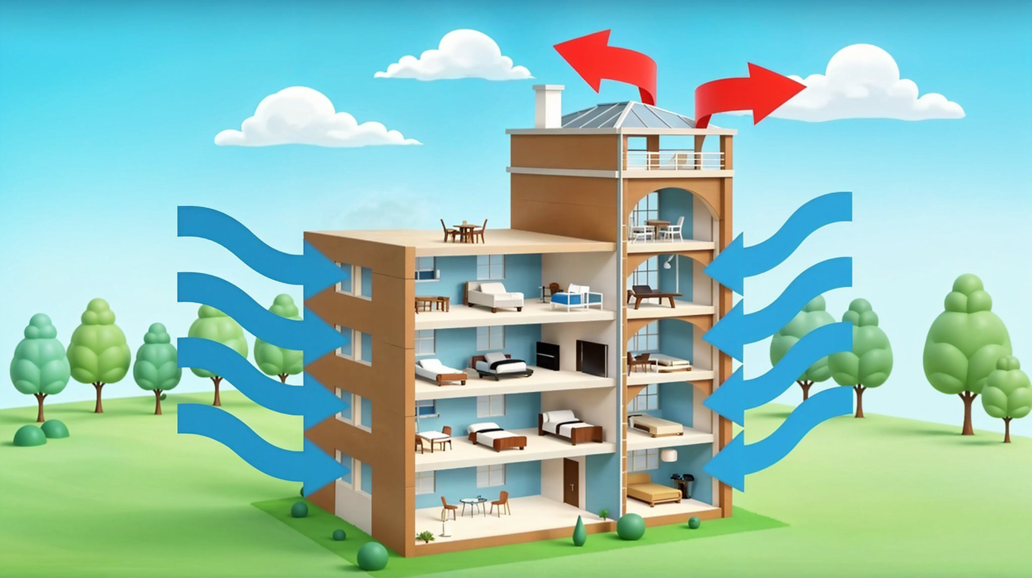 Естественная и принудительная приточно-вытяжная вентиляция – в чем отличия?