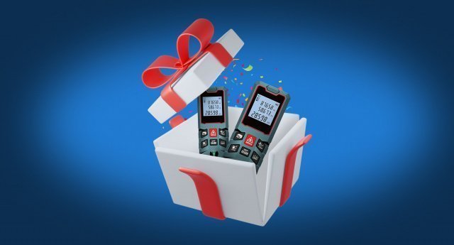 Розыгрыш лазерных дальномеров