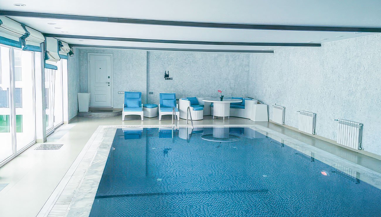 Capsule Pool 1500 W в частном бассейне