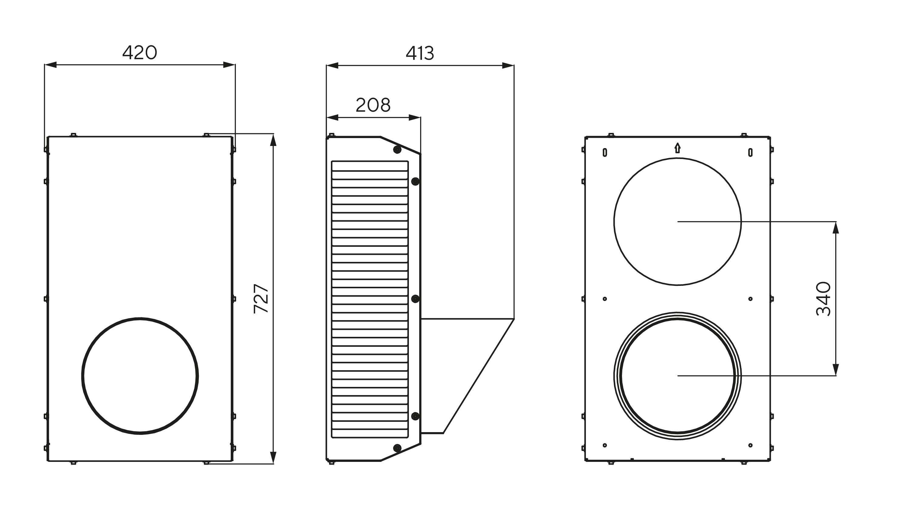 Габаритные размеры