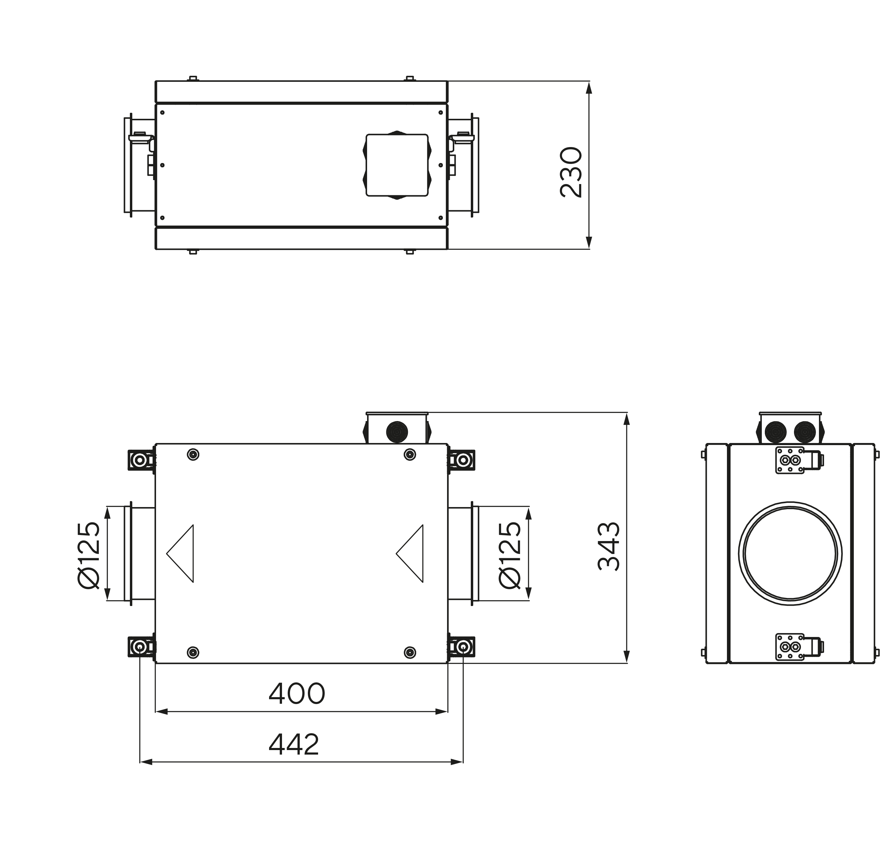 Габаритные размеры