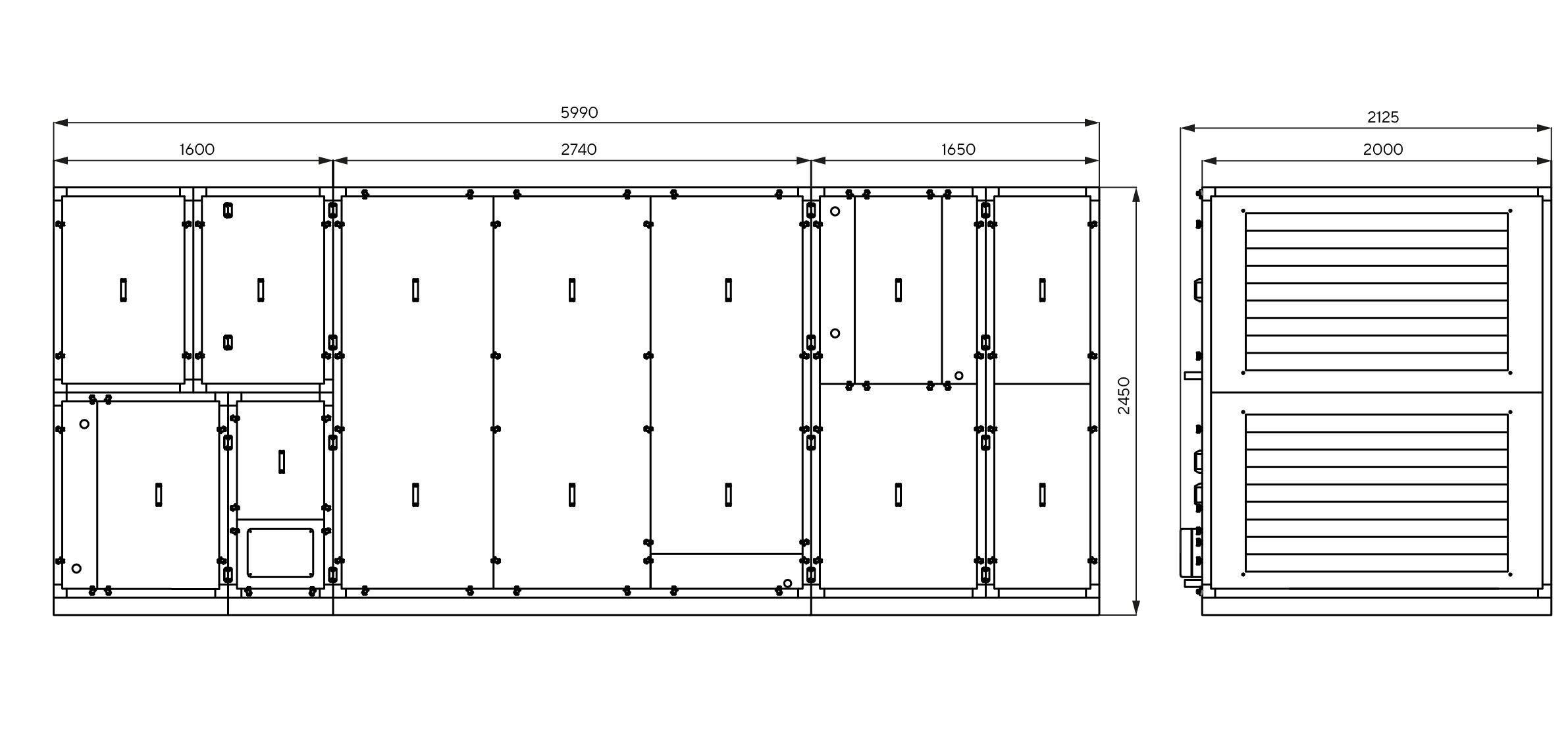 Габаритные размеры